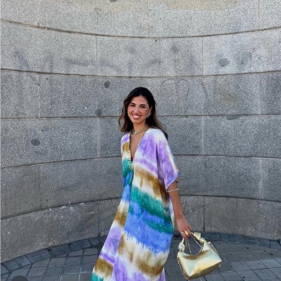 NWT Zara Tie Dye Tunic Coverup FW23 7912/034. Size XS/S - Picture 5 of 9